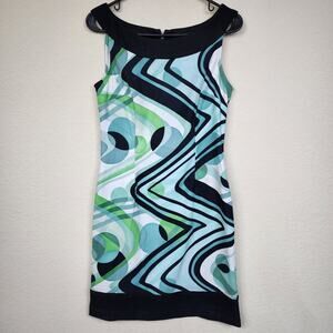 Vintage Size 4 Retro Pleated Disco Dress